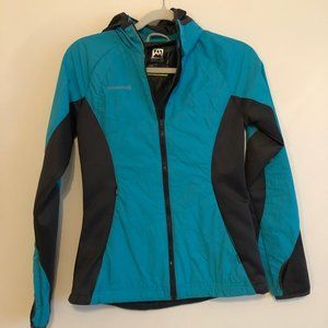 Avalanche teal windbreaker